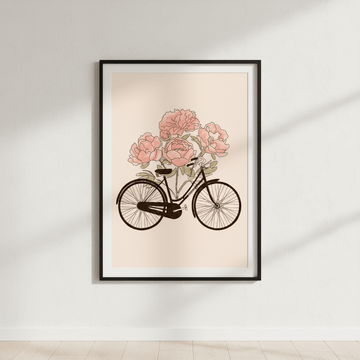 Bicycle Cities - Paris by Florent Bodart wall - art - picture - poster