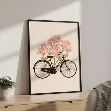 Bicycle Cities - Paris by Florent Bodart wall - art - picture - poster