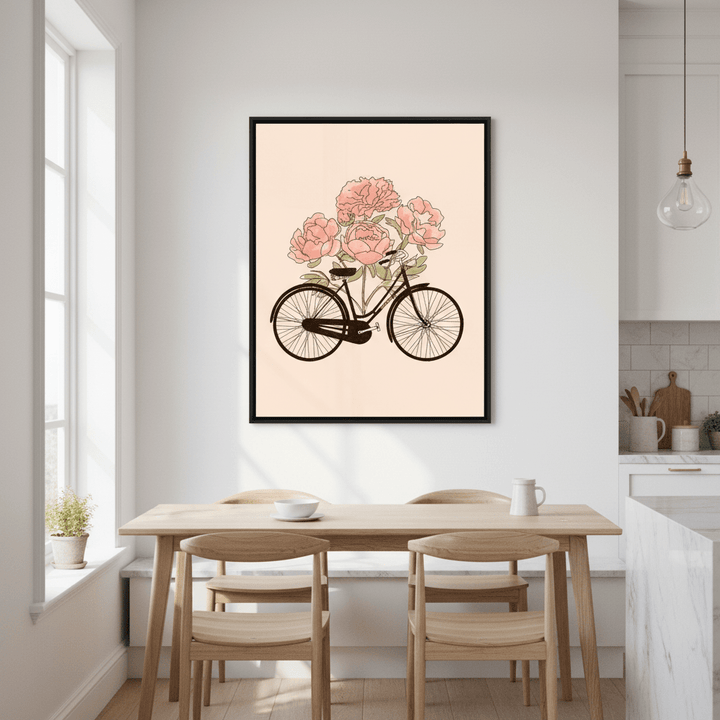 Bicycle Cities - Paris by Florent Bodart wall - art - picture - poster