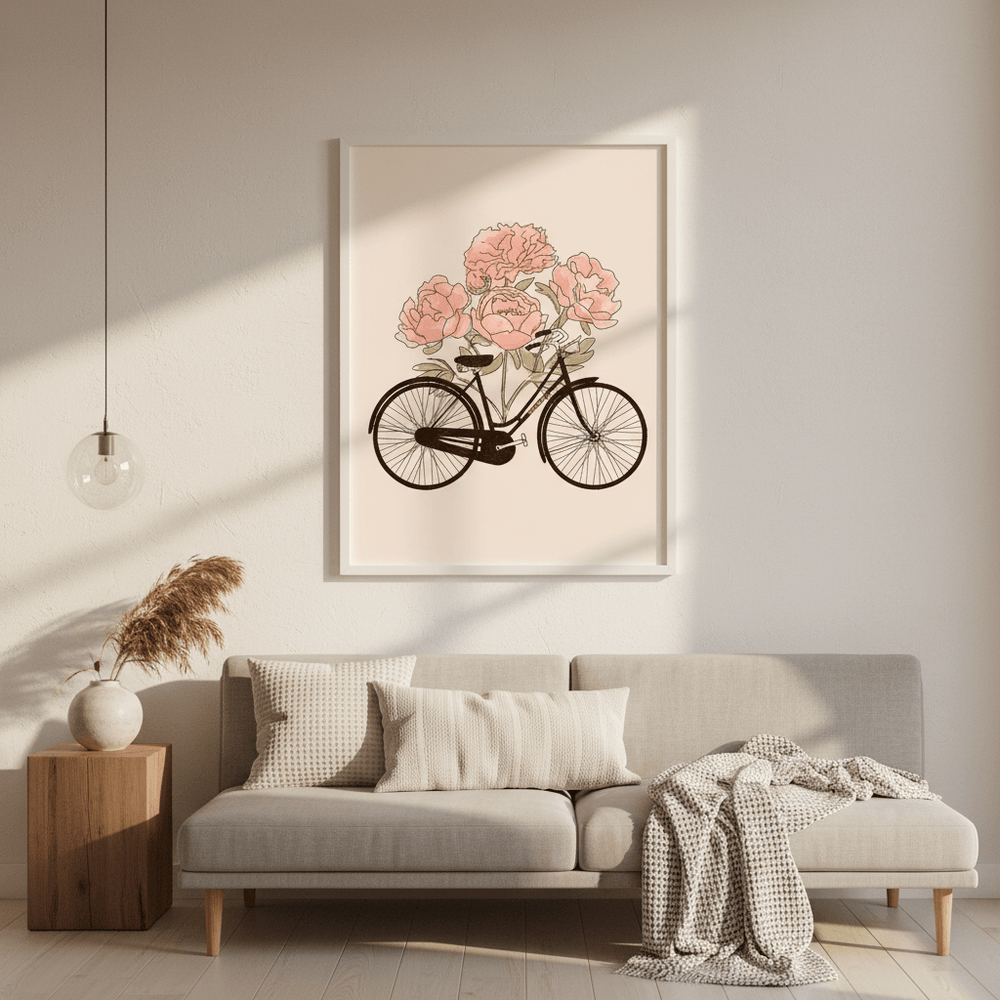 Bicycle Cities - Paris by Florent Bodart wall - art - picture - poster
