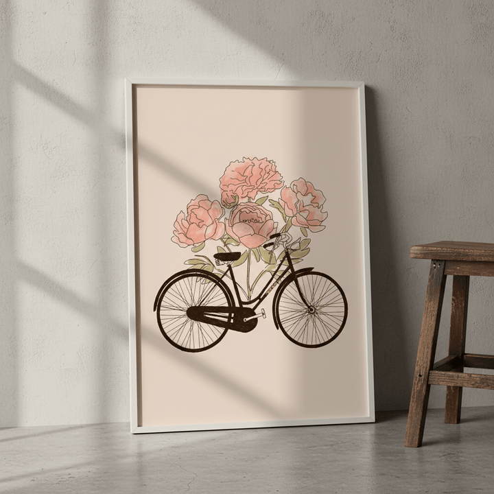 Bicycle Cities - Paris by Florent Bodart wall - art - picture - poster
