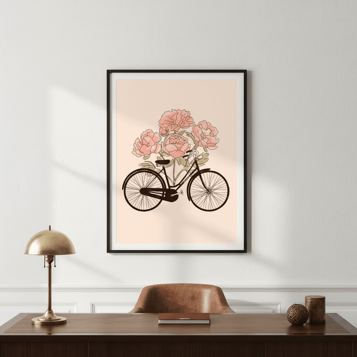 Bicycle Cities - Paris by Florent Bodart wall - art - picture - poster