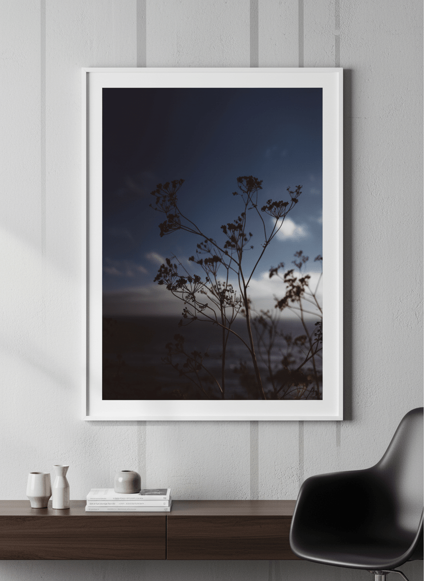 Contemporary wall art featured in a bright modern office workspace