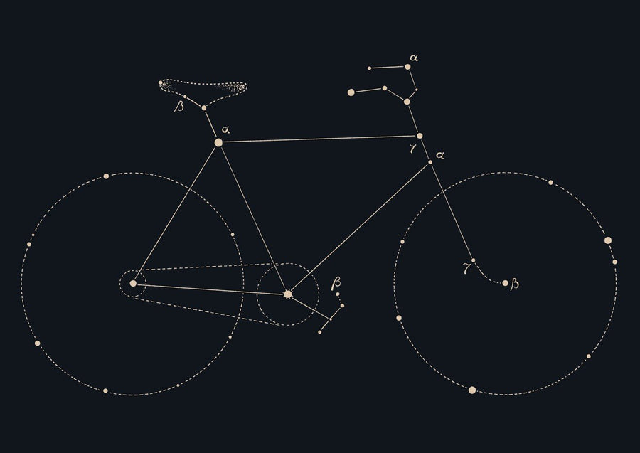 Bike Constellation - Cream by Florent Bodart