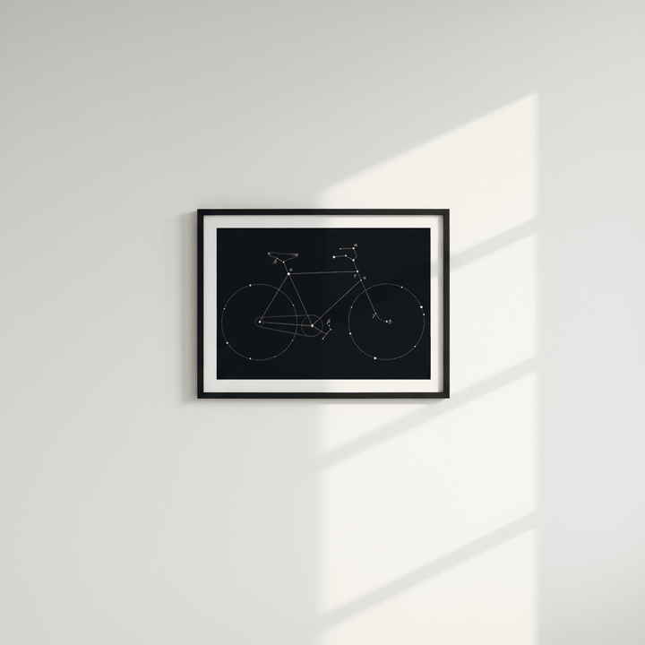 Bike Constellation - Cream by Florent Bodart wall - art - picture - poster