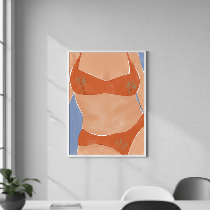 Bikini Babe by Ivy Green Illustrations wall - art - picture - poster
