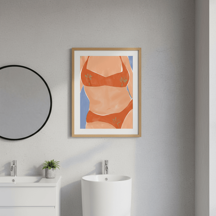Bikini Babe by Ivy Green Illustrations wall - art - picture - poster