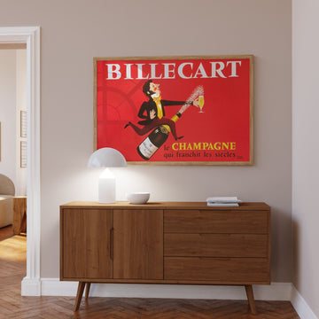 Billecart Champagne Poster Vintage Wall Art wall - art - picture - poster