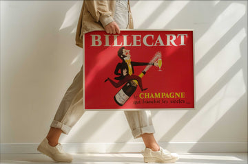 Billecart Champagne Poster Vintage Wall Art wall - art - picture - poster