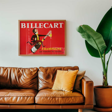 Billecart Champagne Poster Vintage Wall Art wall - art - picture - poster