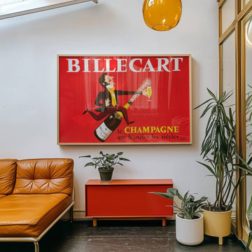 Billecart Champagne Poster Vintage Wall Art wall - art - picture - poster