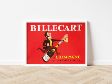 Billecart Champagne Poster Vintage Wall Art wall - art - picture - poster