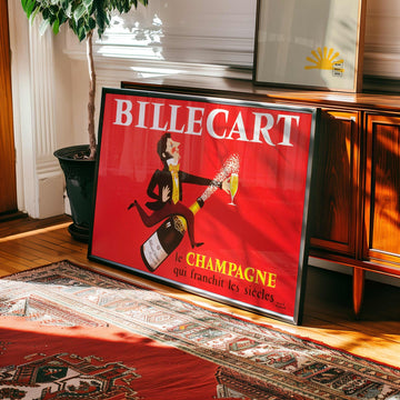 Billecart Champagne Poster Vintage Wall Art wall - art - picture - poster
