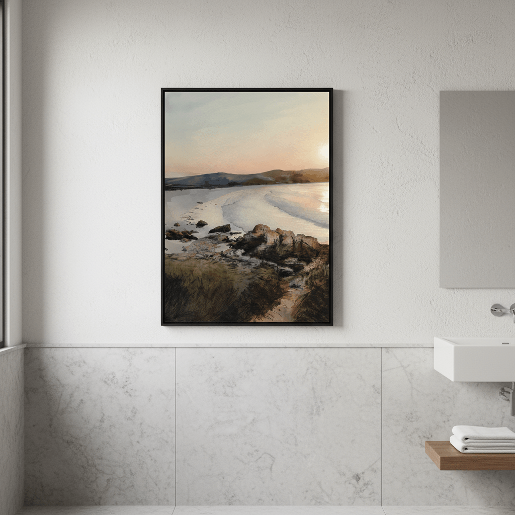 Binalong Bay Beach Tasmania by Deer Muskeeter wall - art - picture - poster