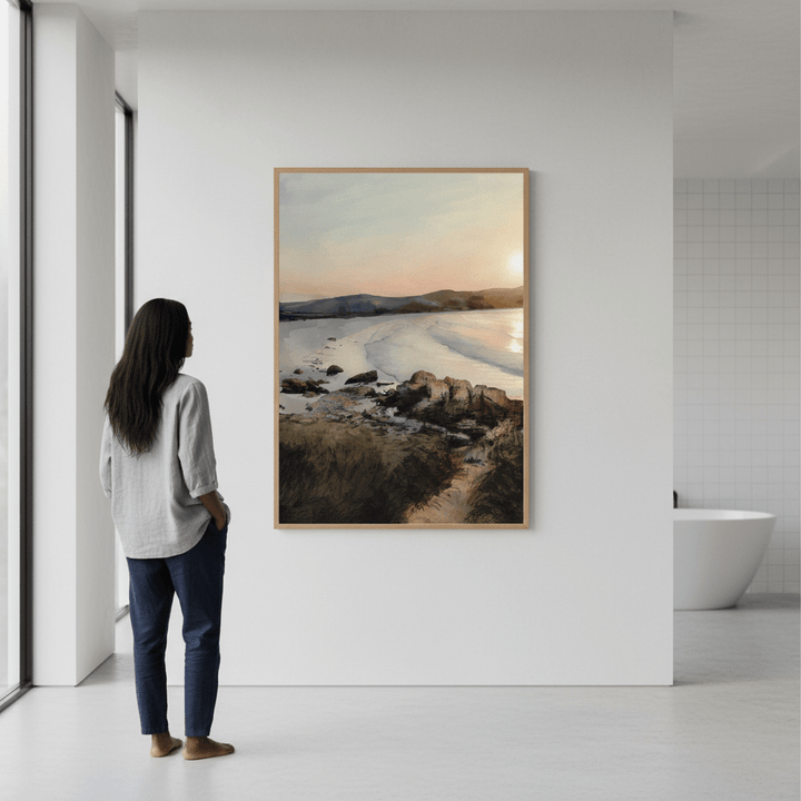Binalong Bay Beach Tasmania by Deer Muskeeter wall - art - picture - poster