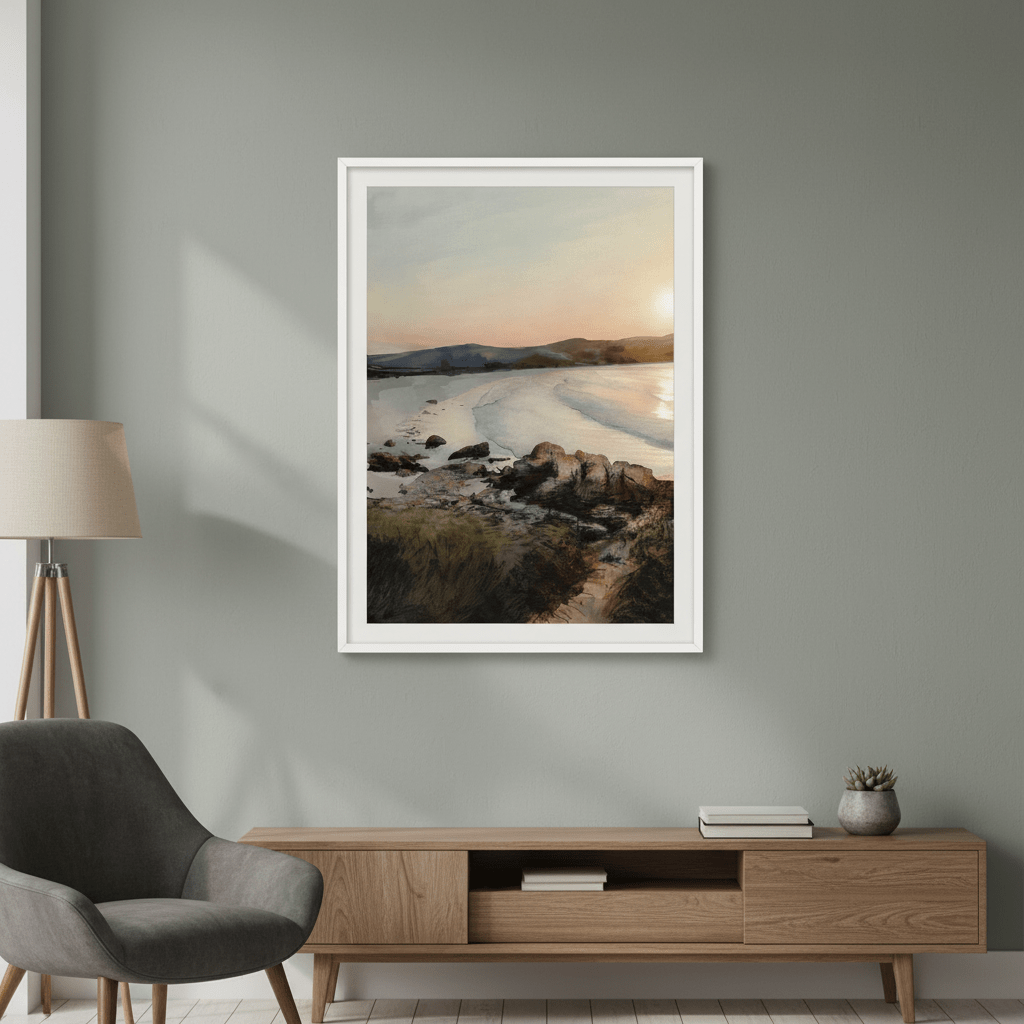 Binalong Bay Beach Tasmania by Deer Muskeeter wall - art - picture - poster