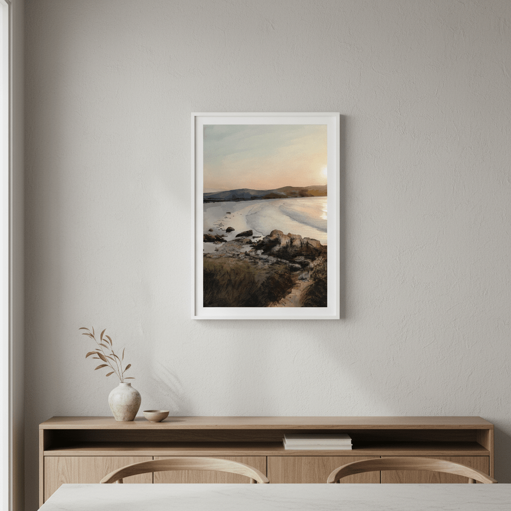 Binalong Bay Beach Tasmania by Deer Muskeeter wall - art - picture - poster