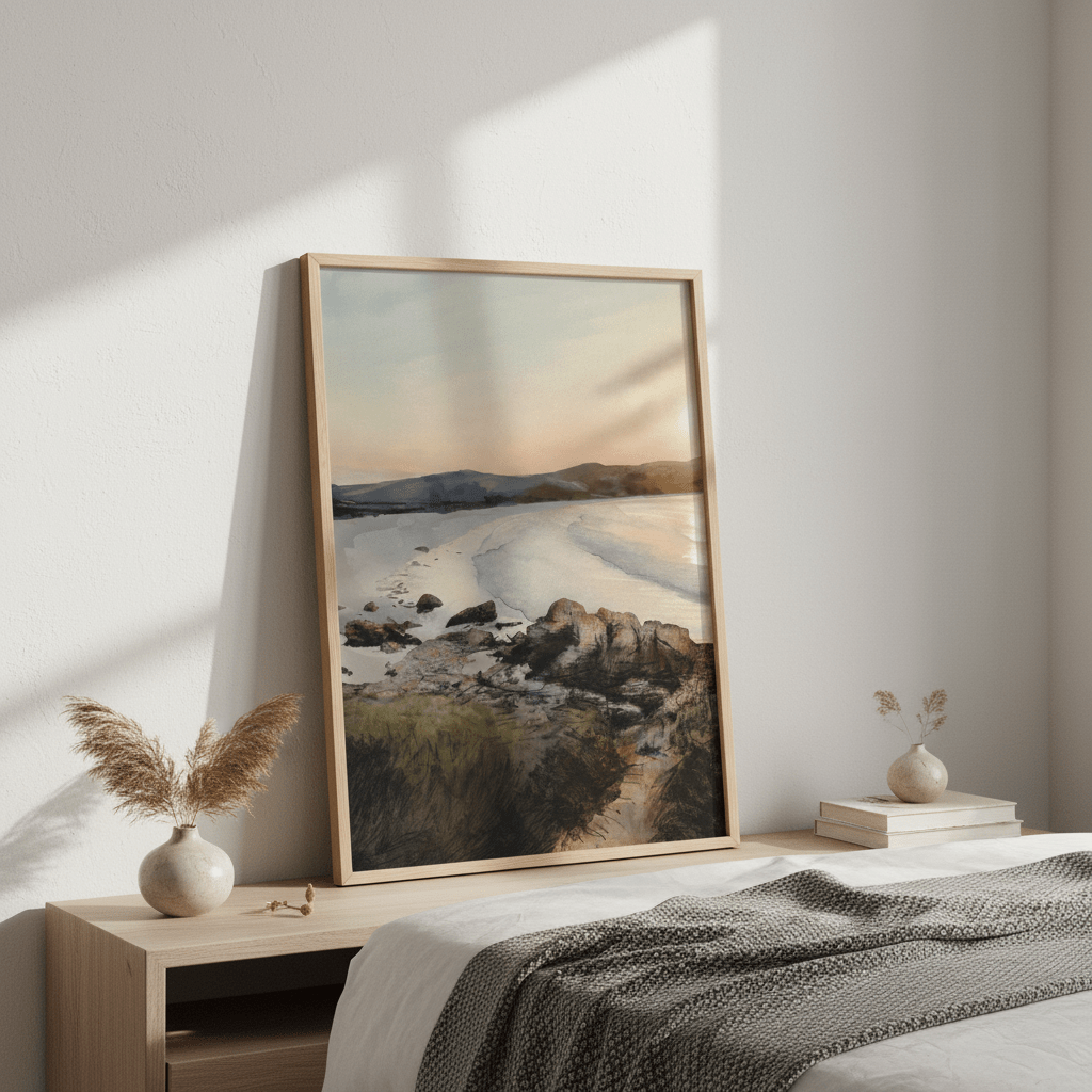 Binalong Bay Beach Tasmania by Deer Muskeeter wall - art - picture - poster