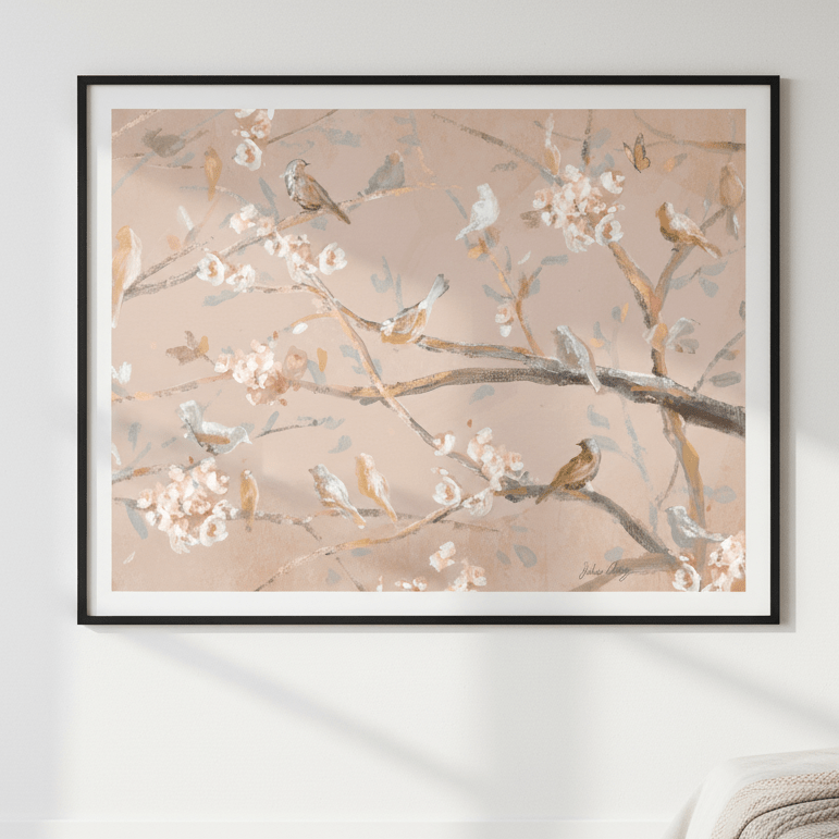 Birds by Julia Cheney wall - art - picture - poster