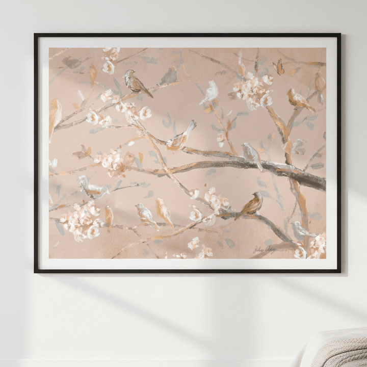 Birds by Julia Cheney wall - art - picture - poster