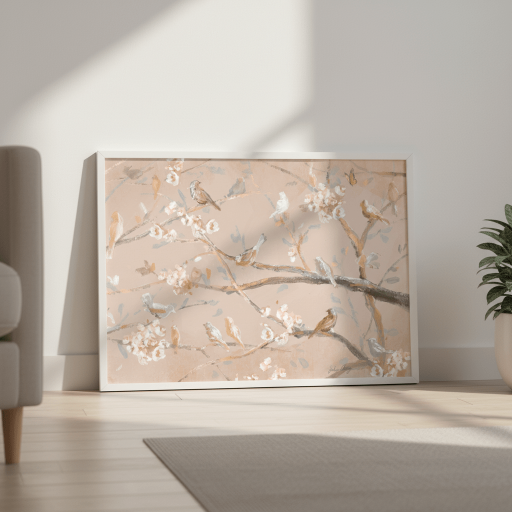 Birds by Julia Cheney wall - art - picture - poster