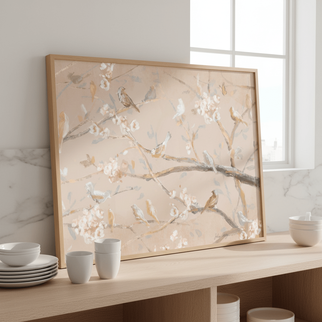 Birds by Julia Cheney wall - art - picture - poster