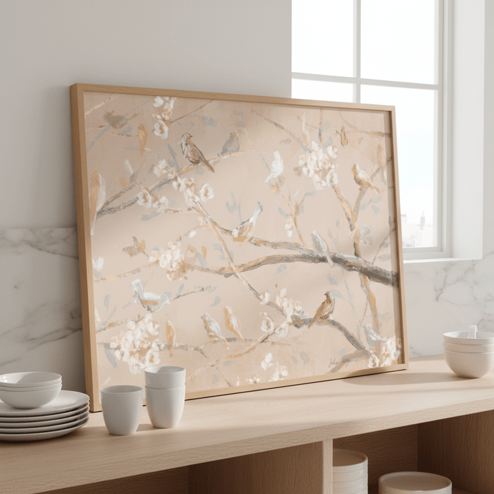 Birds by Julia Cheney wall - art - picture - poster