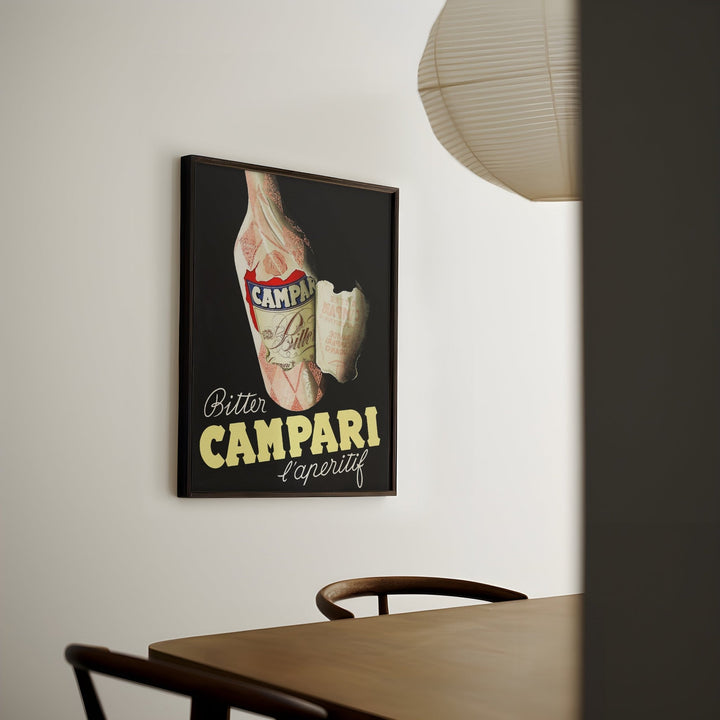 Bitter Campari Aperitif Vintage Wall Art by Carlo Fisanotti - Style My Wall