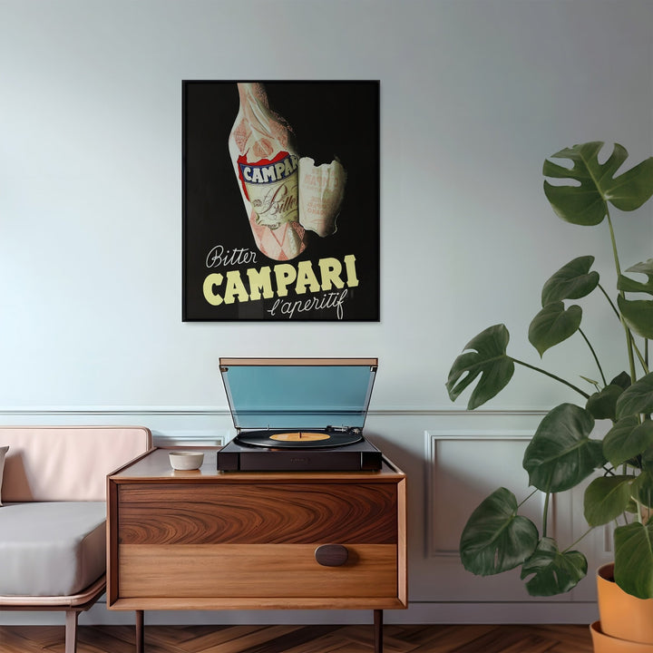 Bitter Campari Aperitif Vintage Wall Art by Carlo Fisanotti - Style My Wall