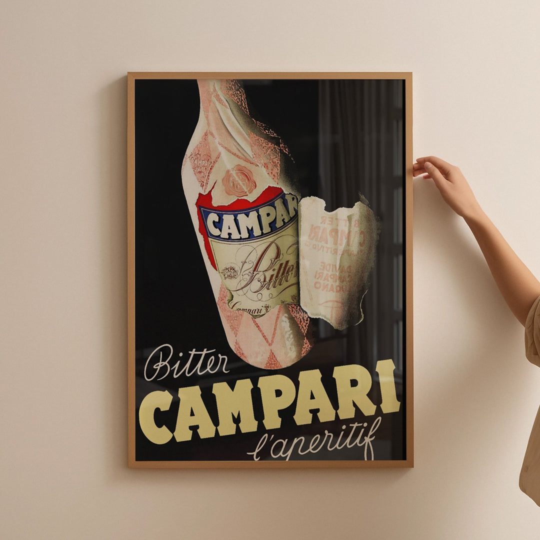 Bitter Campari Aperitif Vintage Wall Art by Carlo Fisanotti - Style My Wall