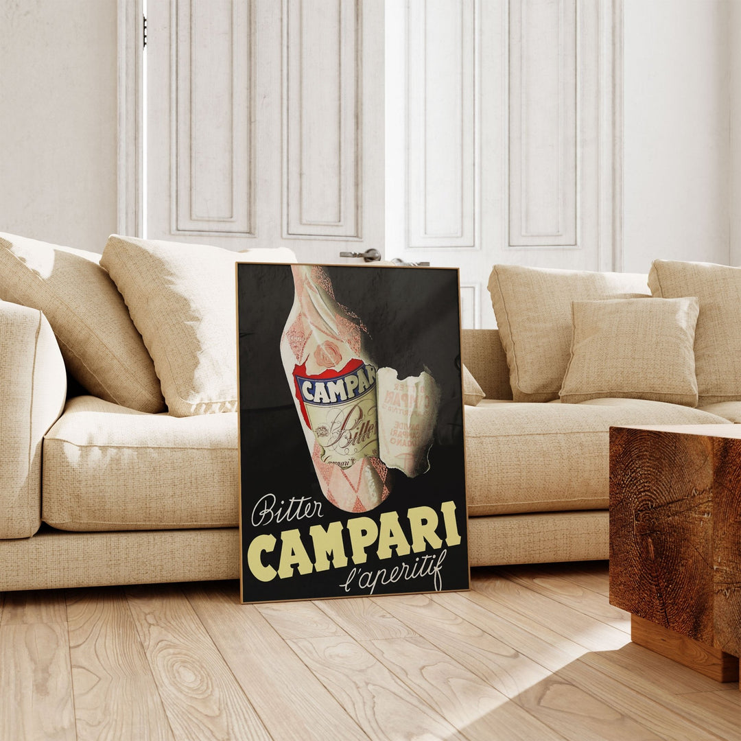 Bitter Campari Aperitif Vintage Wall Art by Carlo Fisanotti - Style My Wall