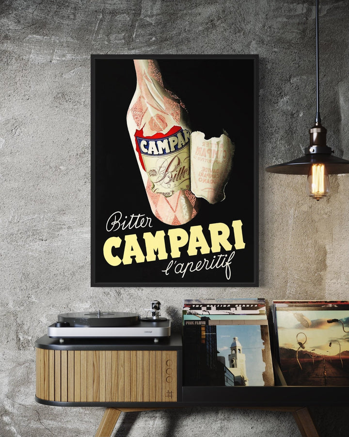 Bitter Campari Aperitif Vintage Wall Art by Carlo Fisanotti - Style My Wall