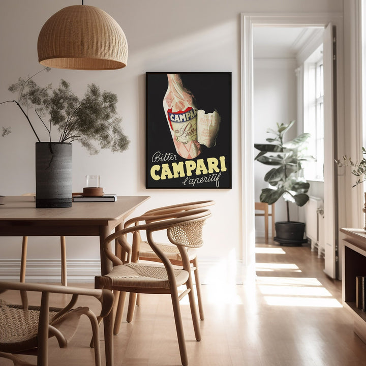 Bitter Campari Aperitif Vintage Wall Art by Carlo Fisanotti - Style My Wall