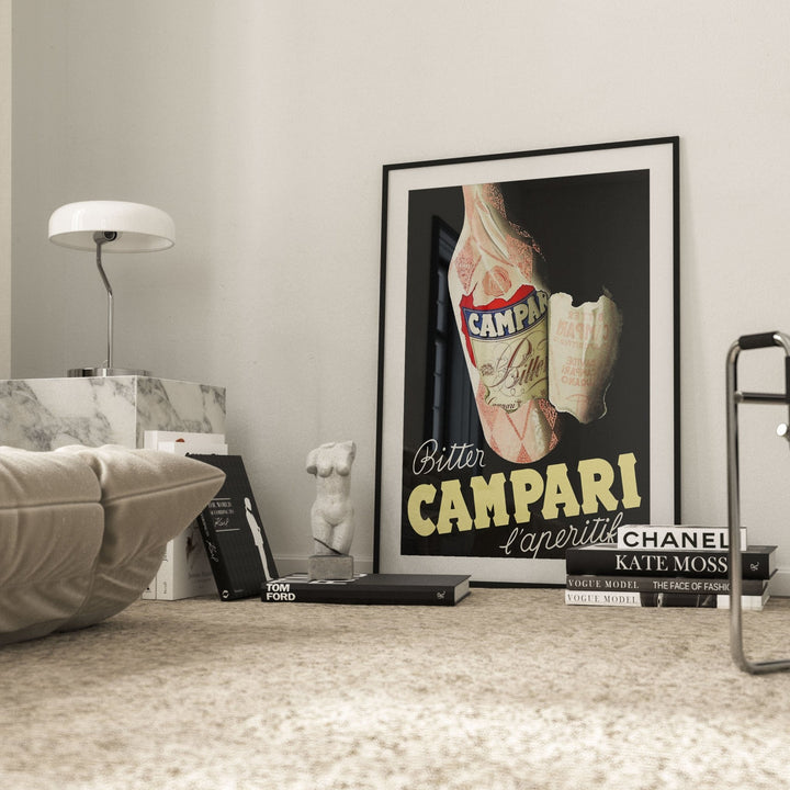 Bitter Campari Aperitif Vintage Wall Art by Carlo Fisanotti - Style My Wall