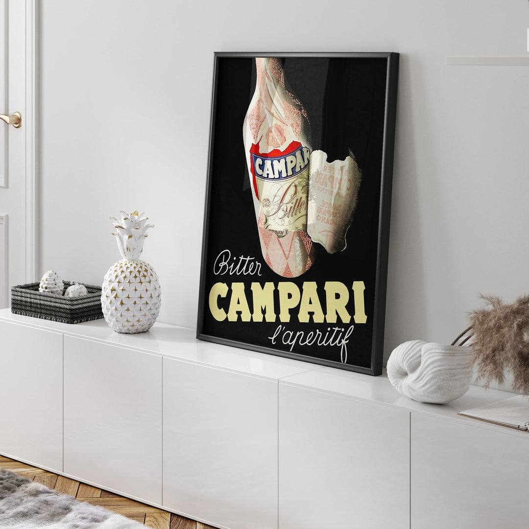 Bitter Campari Aperitif Vintage Wall Art by Carlo Fisanotti - Style My Wall