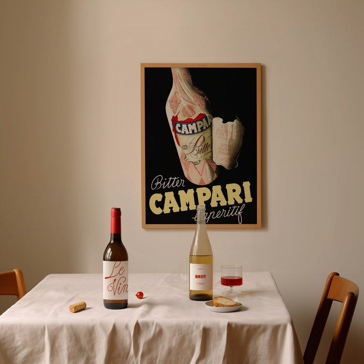 Bitter Campari Aperitif Vintage Wall Art by Carlo Fisanotti - Style My Wall