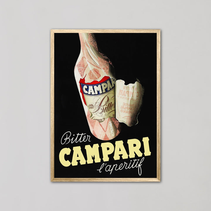 Bitter Campari Aperitif Vintage Wall Art by Carlo Fisanotti - Style My Wall