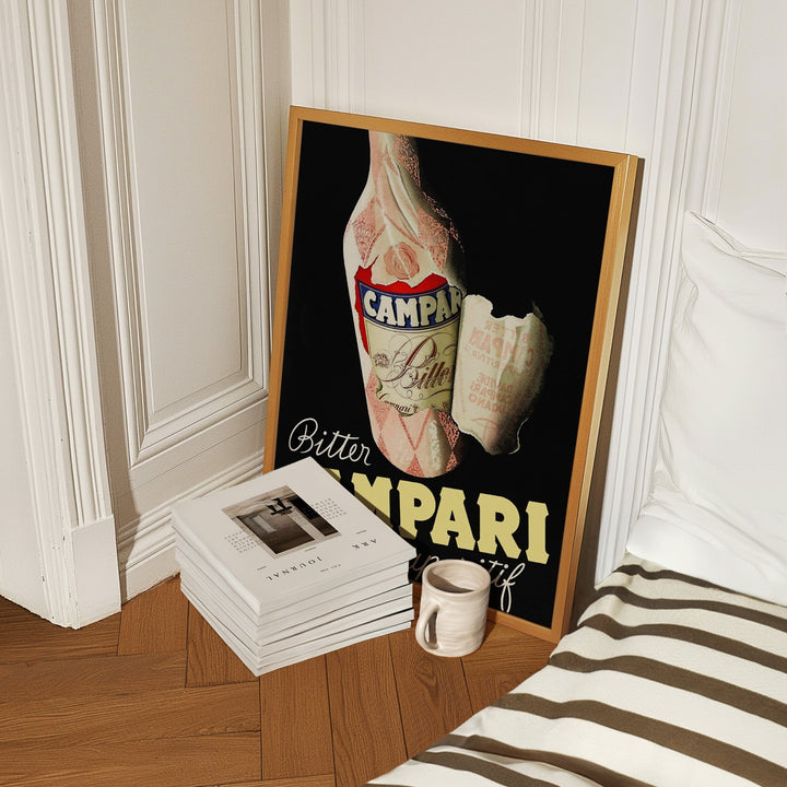 Bitter Campari Aperitif Vintage Wall Art by Carlo Fisanotti - Style My Wall