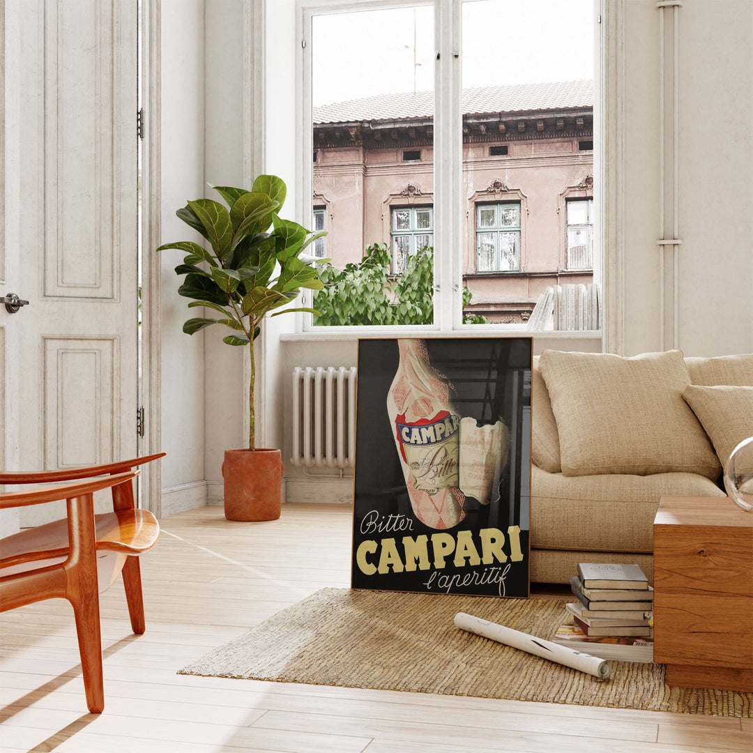 Bitter Campari Aperitif Vintage Wall Art by Carlo Fisanotti - Style My Wall