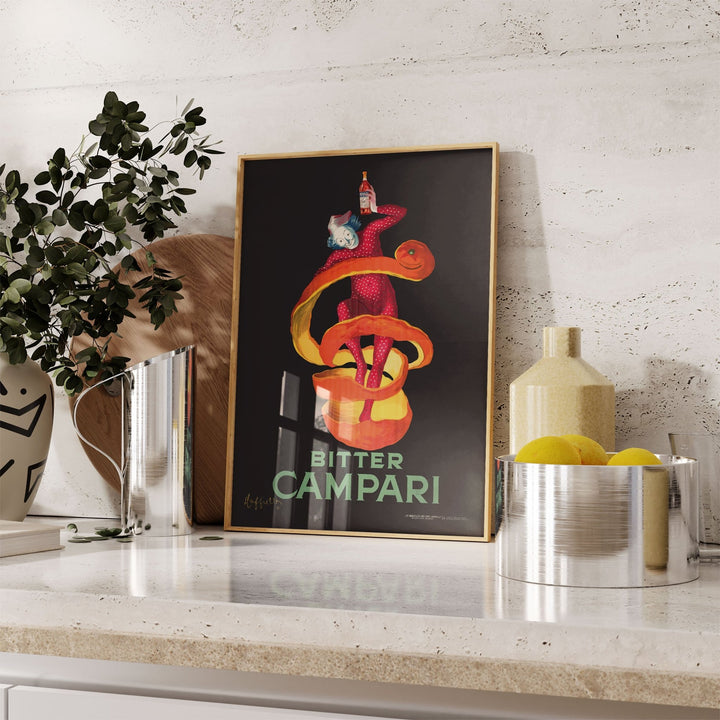 Bitter Campari Orange Wall Art by Leonetto Cappiello - Style My Wall