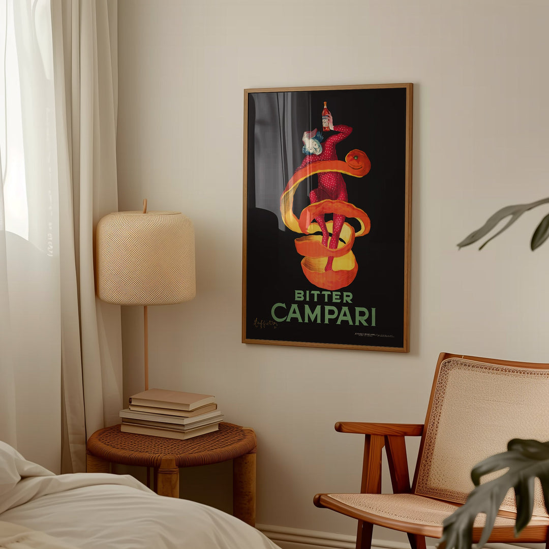 Bitter Campari Orange Wall Art by Leonetto Cappiello - Style My Wall