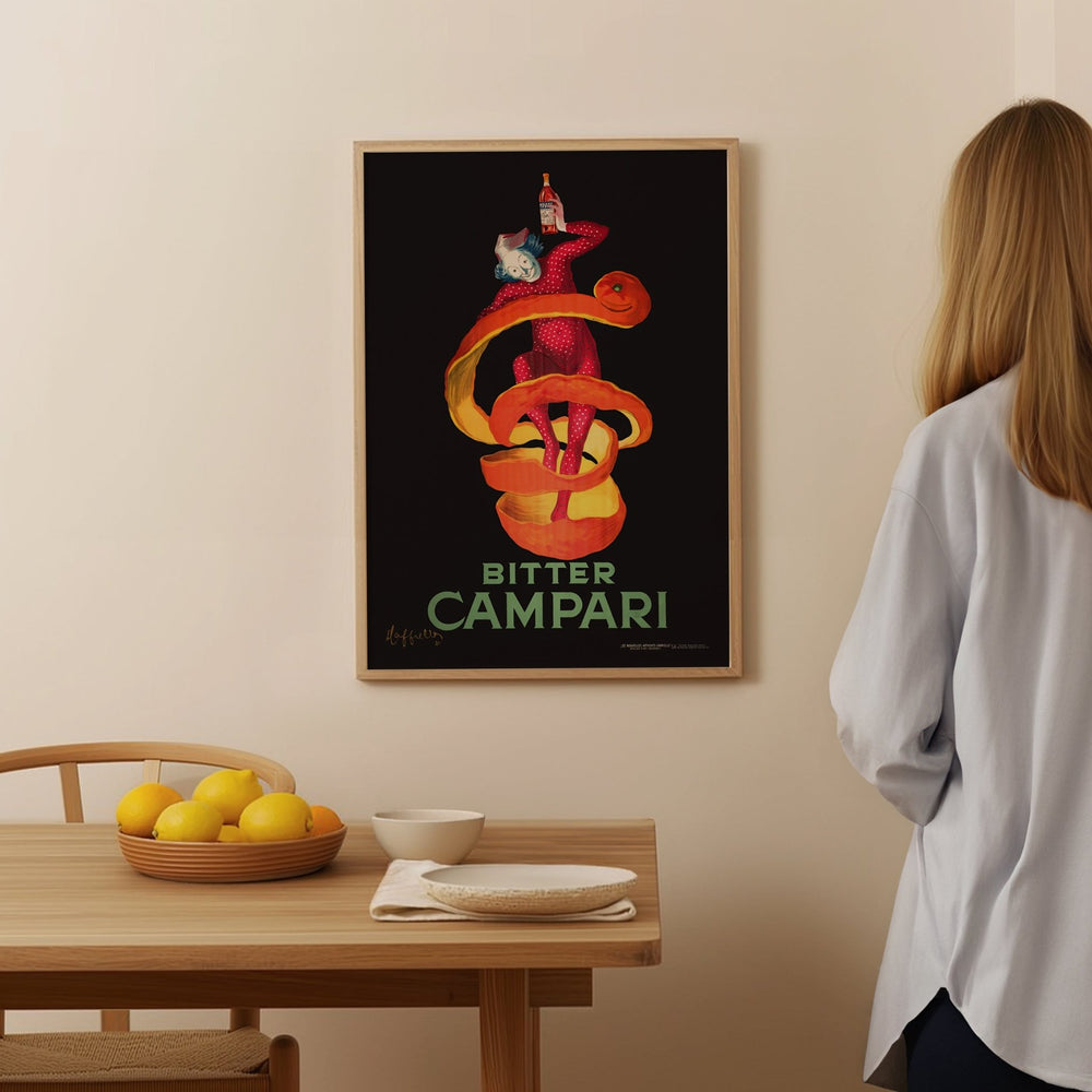 Bitter Campari Orange Wall Art by Leonetto Cappiello - Style My Wall