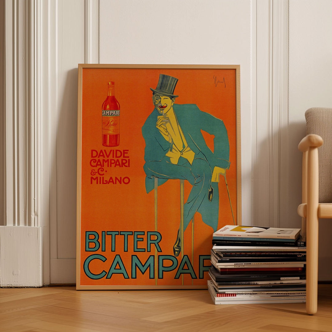 Bitter Campari wall art by Enrico Sacchetti - Style My Wall