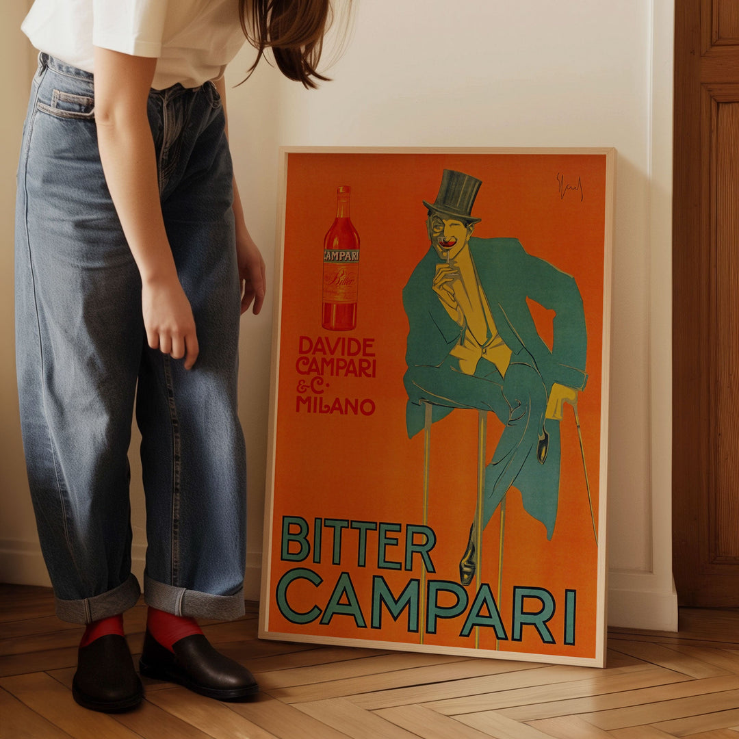 Bitter Campari wall art by Enrico Sacchetti - Style My Wall