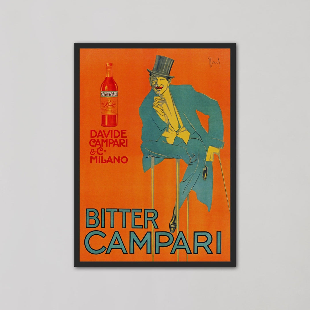 Bitter Campari wall art by Enrico Sacchetti - Style My Wall