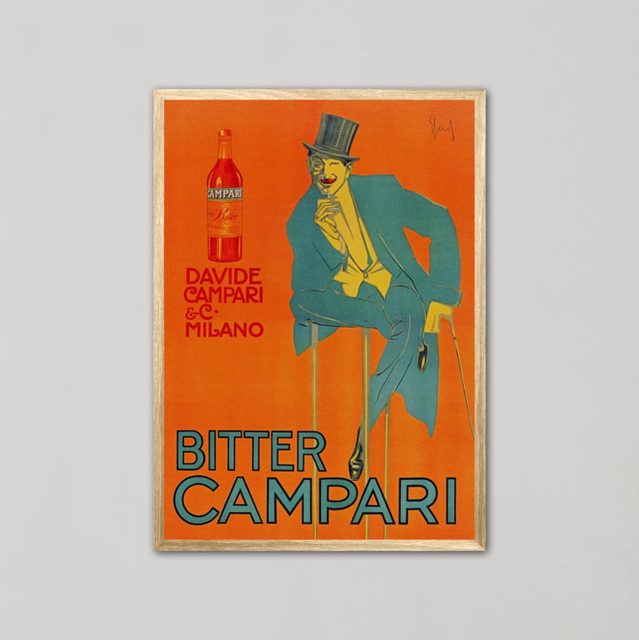 Bitter Campari wall art by Enrico Sacchetti - Style My Wall