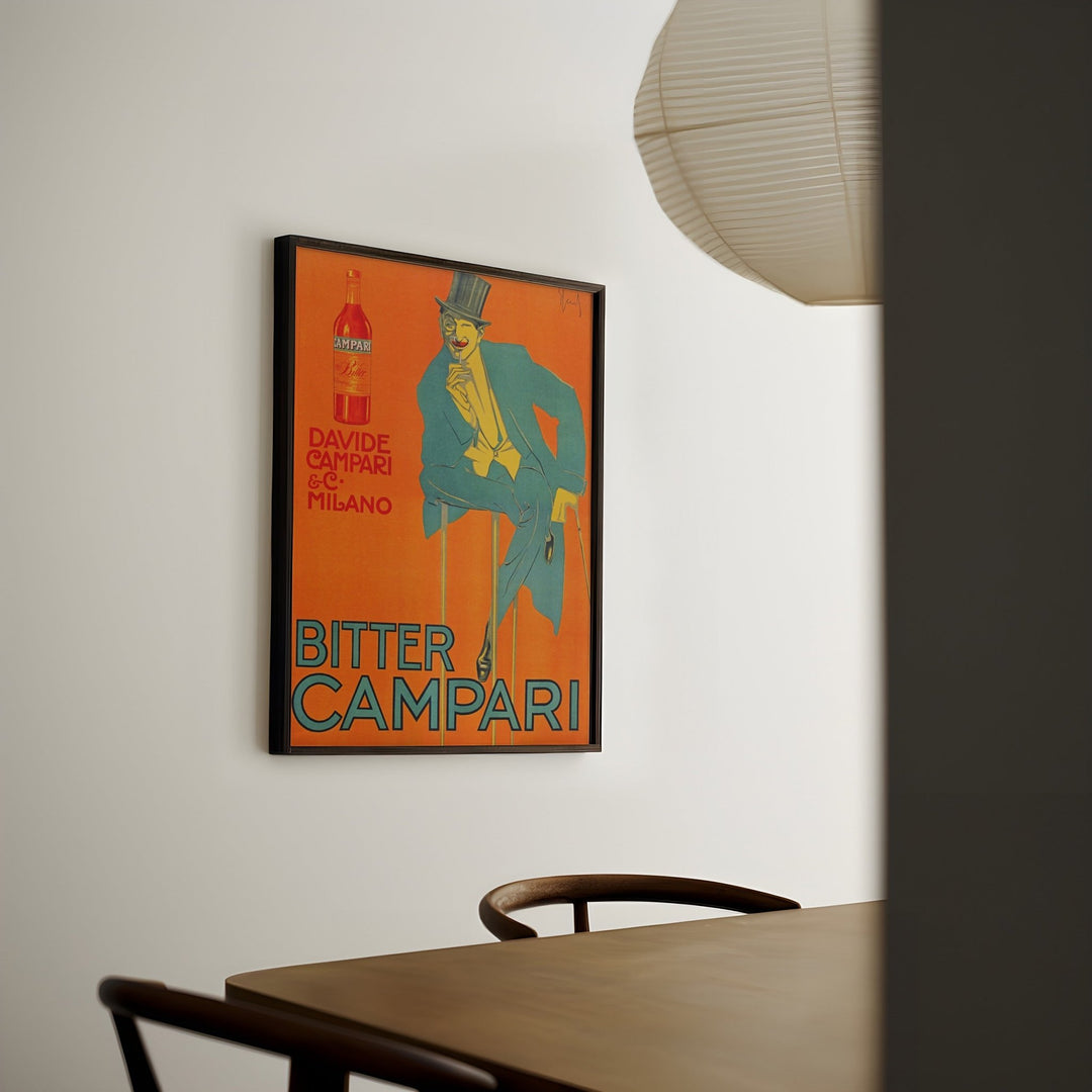 Bitter Campari wall art by Enrico Sacchetti - Style My Wall