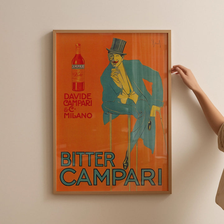 Bitter Campari wall art by Enrico Sacchetti - Style My Wall