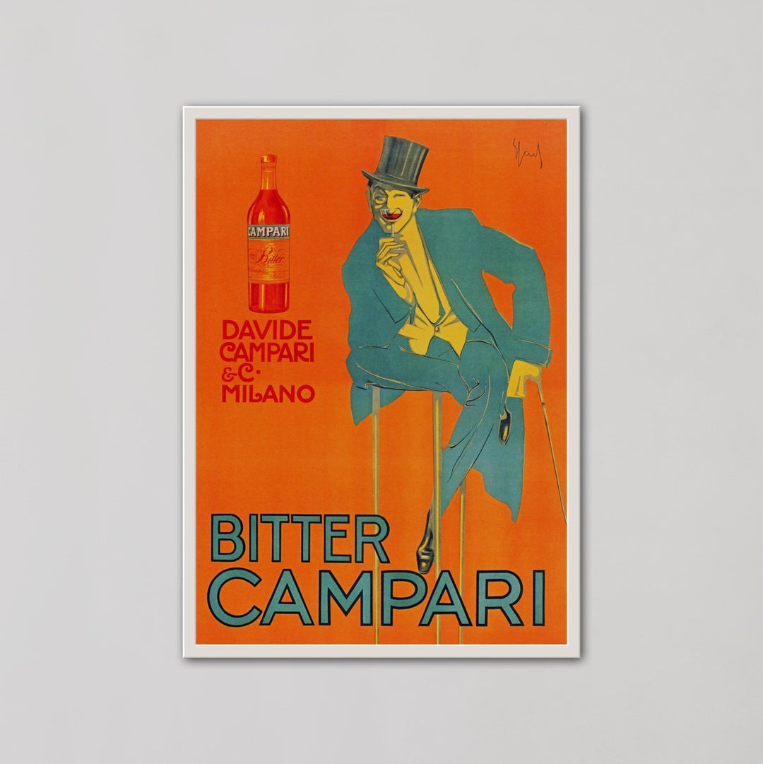 Bitter Campari wall art by Enrico Sacchetti - Style My Wall