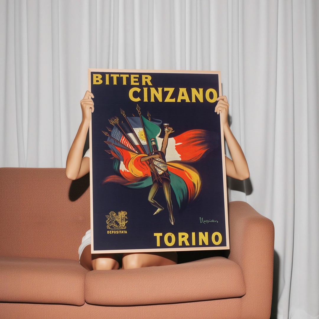 Bitter Cinzano 1912 by Leonetto Cappiello - Style My Wall